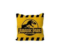 Jurassic Park - Oreiller Caution Yellow Logo Jurassic Park 40 x 40 cm G