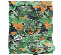 JURASSIC PARK - Plaid CC Camo Motif Silky Touch Ultra Doux 152 x 127 cm