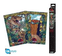 Jurassic Park - Portes Et Biodiversité - Set 2 Chibi Posters '52x38