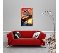 Jurassic Park - Poster - 30ème anniversaire + 1 paquet de tesa Powerstrips® - contenu 20 pièces