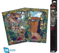 JURASSIC PARK Set 2 Chibi Posters - Portes et biodiversité (52x38)