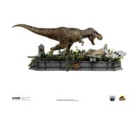 Jurassic Park Statuette 1/20 Demi Art Scale T-Rex Attacks Donald Genn