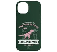 Jurassic Park T-Rex Where The Dinosaurs Roam Touristy Retro Coque pour iPhone 14
