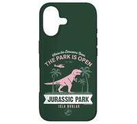 Jurassic Park T-Rex Where The Dinosaurs Roam Touristy Retro Coque pour iPhone 17
