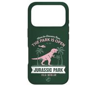 Jurassic Park T-Rex Where The Dinosaurs Roam Touristy Retro Coque pour iPhone 17 Pro