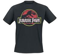 Jurassic Park - T-shirt Homme Classic Logo - Noir (Black) - X-Large
