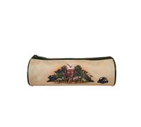 Jurassic Park - Trousse Scolaire Ronde - Beige - Garçon - 1 Compartiment Zippé Beige TU