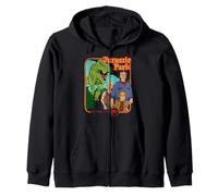 Jurassic Park Vintage Characters Life Finds A Way Sweat à Capuche