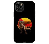 Jurassic T Rex Baseball Rétro Vintage Monde Drôle Dinosaure Coque pour iPhone 11 Pro