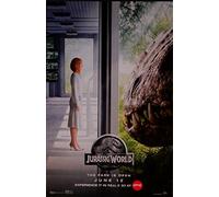 Jurassic World 11" x 17" AMC Exclusive Original Movie Promo Poster (Not a Reprint) Bryce Dallas Howard/Indominus Rex Jurassic Park
