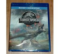 JURASSIC WORLD 2 Le Royaume Déchu Blu-ray+DVD Nouveau Scellé (Jamais Ouvert)