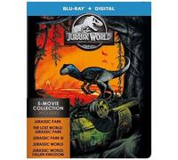 Jurassic World: 5-Movie Collection [Blu-Ray] Ltd Ed, Steelbook, Boxed Set, Co