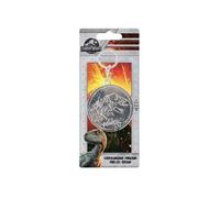 Jurassic World 75452 Métal Porte-clés Avec Relief Sur Backercard 7,5 X 0,5 X 7 17,5 Cm, Multicolore
