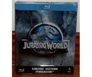 JURASSIC WORLD Blu-ray Steelbook Scellé Neuf FR (Non Ouvert) R2