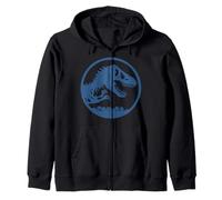 Jurassic World Blue Classic Logo Outline Sweat à Capuche