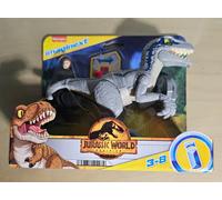 Fisher-Price Imaginext Coffret Jurassic World Blue en Fuite avec Figurines articulées Blue et Owen Grady, Harnais Amovible, Jouet Enfant, Dès 3 Ans, HKG15