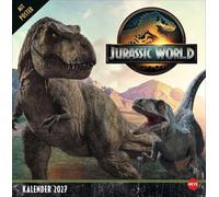 Jurassic World Broschurkalender 2027: Terminkalender mit Platz für Notizen und Bildern aus dem beliebten Kino-Franchise. Fabelhafte Geschenkidee für alle Dino-Fans. Format 29,5 x 30 cm