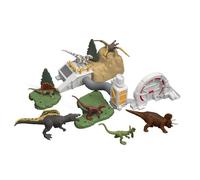 Mattel Jurassic World Rebirth Advent Calendar with 24 Days of Dinosaur-Related Toy Surprises, 18 Mini Dinos, 4 Environment Pieces