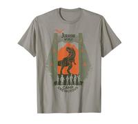 Jurassic World : Camp Cretaceous Park Gate Silhouette T-Shirt