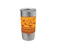 Jurassic World: Chaos Theory Dinosaurs Rule the Earth Now Gobelet isotherme en acier inoxydable double paroi