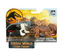 Jurassic World Chaos Theory Guanlong vs Lystrosaurus Figurine de dinosaure