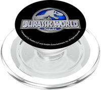 Jurassic World Classic Blue Glow Fossil Logo PopSockets PopGrip pour MagSafe