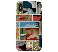 Jurassic World Classified Creatures Postcard All Over Print Coque pour iPhone X/XS