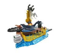 Jurassic World Coffret Minis L’Attaque du Mosasaurus avec 2 mini-dinosaures, des espaces de jeu et des éléments détachables, à Collectionner, Jouet Enfant, Dès 4 ans, HFF11