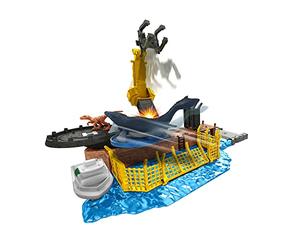 Jurassic World Coffret Minis L’Attaque du Mosasaurus avec 2 mini-dinosaures, des espaces de jeu et des éléments détachables, à Collectionner, Jouet Enfant, Dès 4 ans, HFF11