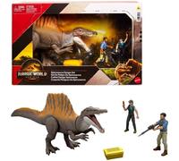 Jurassic World -Coffret Spinosaure Féroce-avec figurines et accessoires