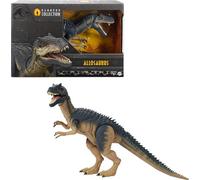 Jurassic World Collection Hammond Allosaurus Figurine articulée de dinosaure au design haut de gamme, yeux en verre et queue articulée, 19 points d’articulation, JCG13