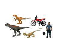 Jurassic World - Collection Legacy Owen et coffret The Dinosaur Escape avec motos et le personnage Owen Grady, jouet pour enfants de 4 ans et plu