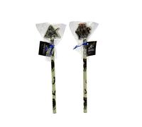 Jurassic World - Crayon avec gomme décorée, fournitures scolaires, écriture, crayon, multicolore, produit officiel (CyP Brands), blanc, 1 unidad (Paquete de 1), Traditionnel