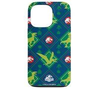 Jurassic World Dino Argyle Style Ugly Sweater All-Over Print Coque pour iPhone 13 Pro