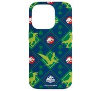Jurassic World Dino Argyle Style Ugly Sweater All-Over Print Coque pour iPhone 14 Pro