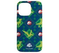 Jurassic World Dino Argyle Style Ugly Sweater All-Over Print Coque pour iPhone 14 Pro Max