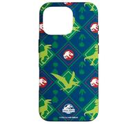 Jurassic World Dino Argyle Style Ugly Sweater All-Over Print Coque pour iPhone 16 Pro