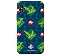 Jurassic World Dino Argyle Style Ugly Sweater All-Over Print Coque pour iPhone X/XS