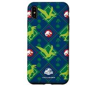 Jurassic World Dino Argyle Style Ugly Sweater All-Over Print Coque pour iPhone XS Max