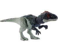 Mattel Jurassic World Figurine articulée Eocarcharia Rugissement Féroce avec son et attaque, taille moyenne, jeu physique et numérique, Jouet Enfant, Dès 3 ans, HLP17