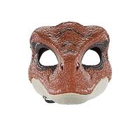 Jurassic World Dinosaur Mask with Opening Jaw, Texture and Color, Velociraptor