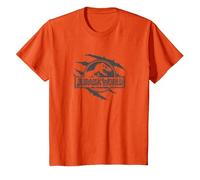Jurassic World Dinosaur Slash Under Logo T-Shirt, Enfant, Orange, 3 Ans