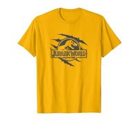 Jurassic World Dinosaur Slash Under Logo T-Shirt, Homme, Doré Vif, 3XL