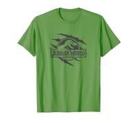 Jurassic World Dinosaur Slash Under Logo T-Shirt, Homme, Herbe, L
