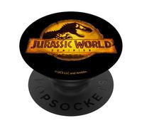 Jurassic World Dominion Classic T-Rex Logo PopSockets PopGrip Interchangeable