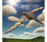 Jurassic World Figurine Dinosaure articulée Ptéranodon, Attaque Rugissante, sons et mouvements, avec code ADN scannable, Jouet Enfant, Dès 4 ans, HDX42