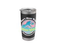 Jurassic World Don’t Mess with Mamasaurus Gobelet isotherme en acier inoxydable double paroi
