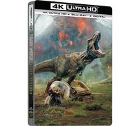 Jurassic World : Fallen Kingdom - 4k Ultra Hd + Blu-Ray + Digital - Édition Boîtier Steelbook