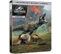 Jurassic World : Fallen Kingdom - 4k Ultra Hd + Blu-Ray + Digital - Édition Boîtier Steelbook