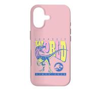 Jurassic World: Fallen Kingdom Velociraptor Retro Logo Coque pour iPhone 17